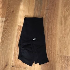 ALO Yoga HIGH-RISE BLACK LEGGINGS SZ-XXS